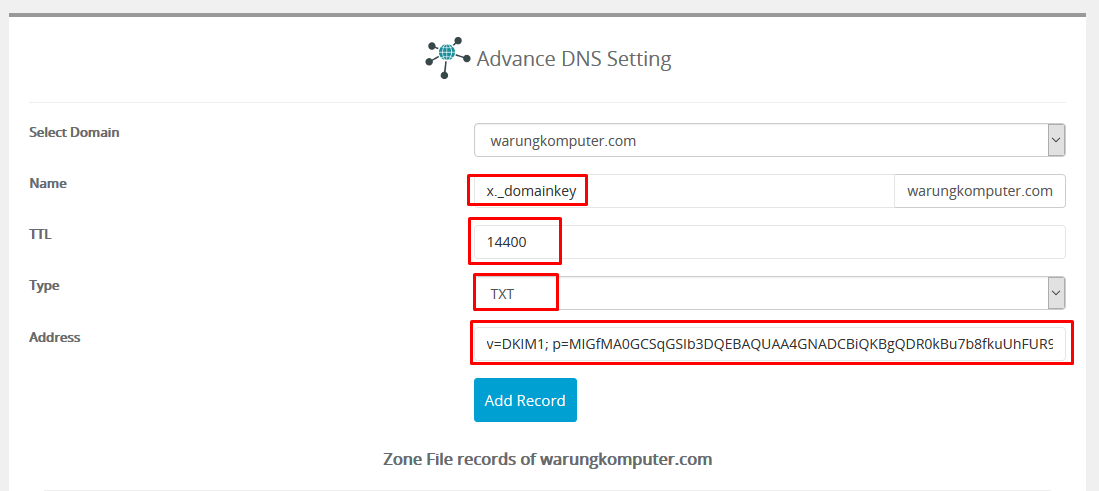 Cara Setting Email Agar Tidak Dicurigai SPAM dengan DKIM dan SPF