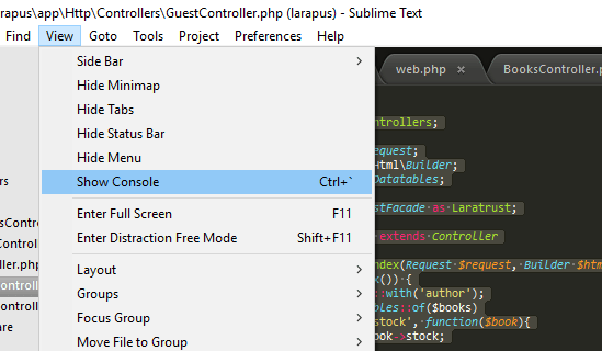 Cara Copy Kode Program di Sublime Text