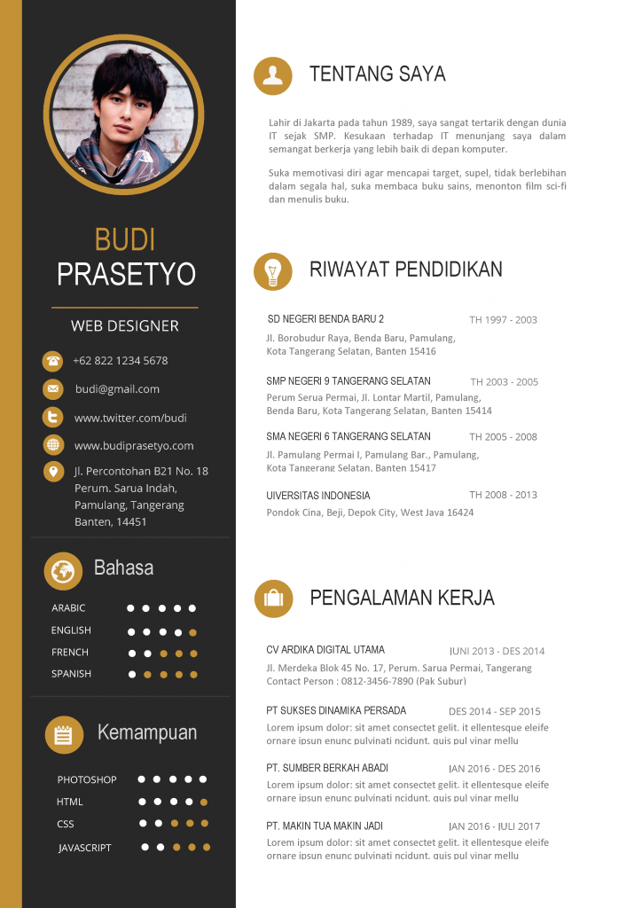 Cara Membuat CV yang Menarik