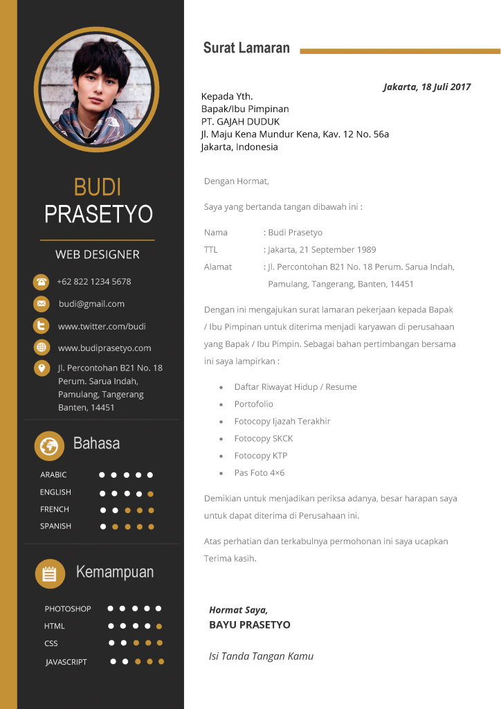 Cara Membuat CV yang Menarik