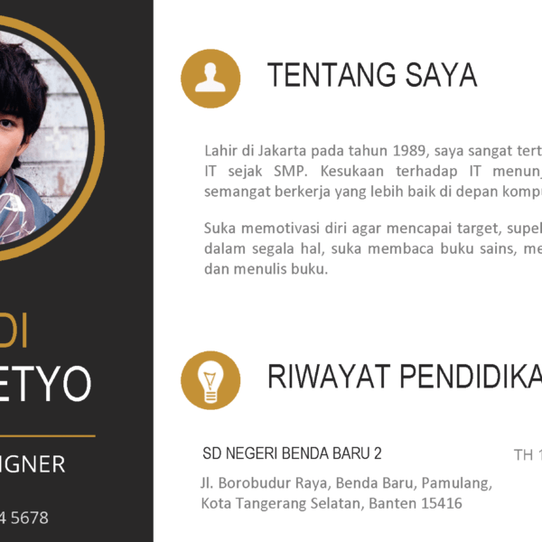Cara Membuat CV yang Menarik