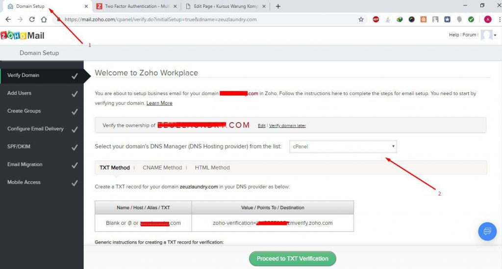 Tutorial Membuat Email Bisnis Gratis Menggunakan Zoho Mail