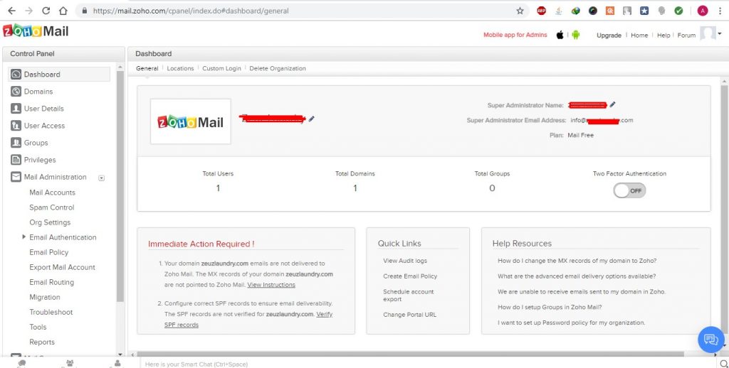 Tutorial Membuat Email Bisnis Gratis Menggunakan Zoho Mail