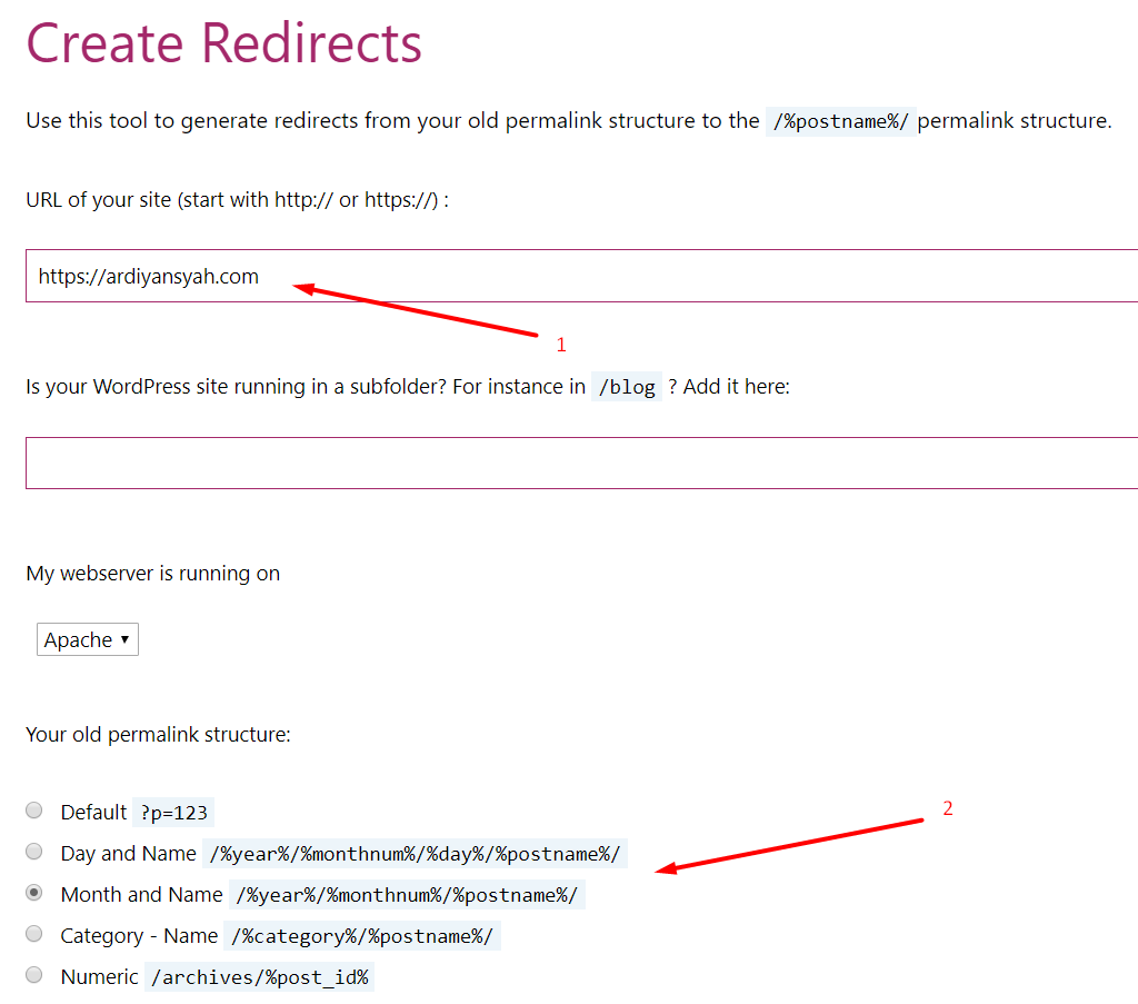 Cara Aman Mengubah Permalink WordPress ke Post name