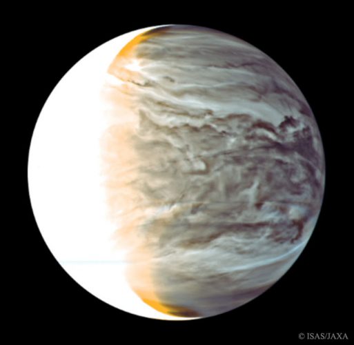 Inilah Sisi Malam Planet Venus yang Ditangkap Instrumen Inframerah Akatsuki