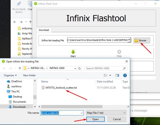 Cara Flashing Infinix Note 2 x600